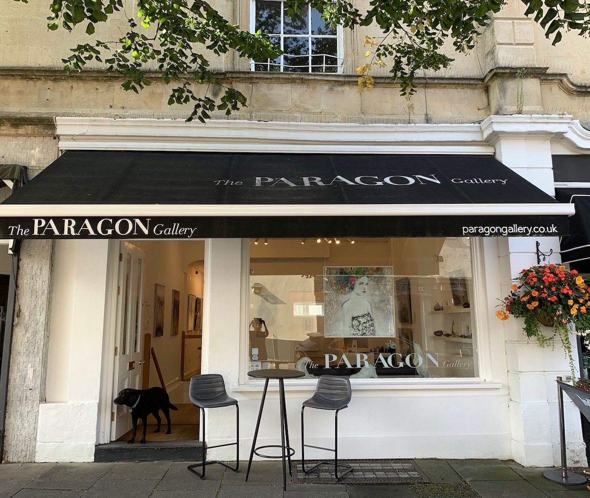 The exterior of Paragon Gallery in Cheltenham